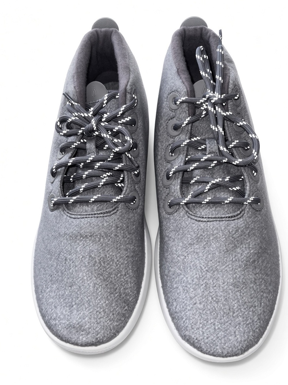 Allbirds Men's wool Runner-up Mizzle Casual Gray Knit Lace-Up Shoes size 14 NIB